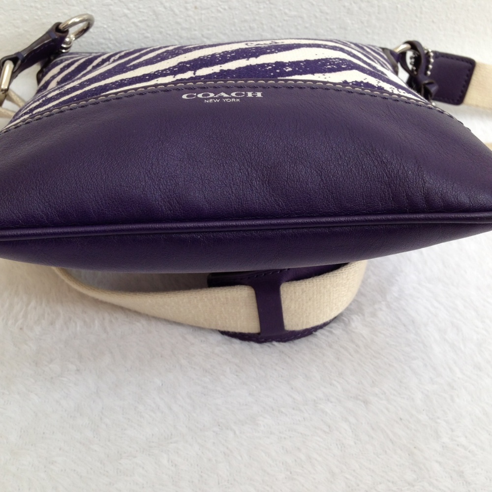 SOLD ~ Coach Legacy Zebra Print Crossbody - #49222 - Picture 4 of 8